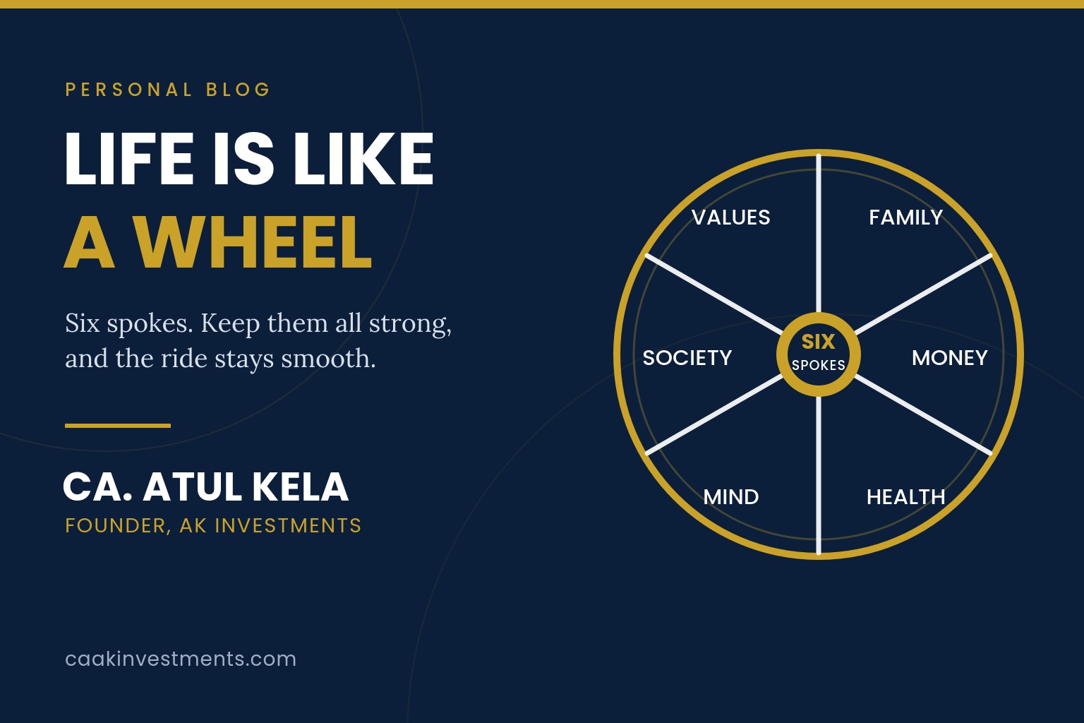 Life Is Like a Wheel – Six spokes